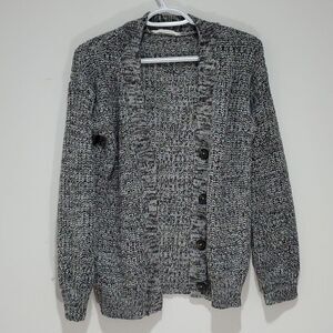 Bluenotes small grey long sleeve cardigan